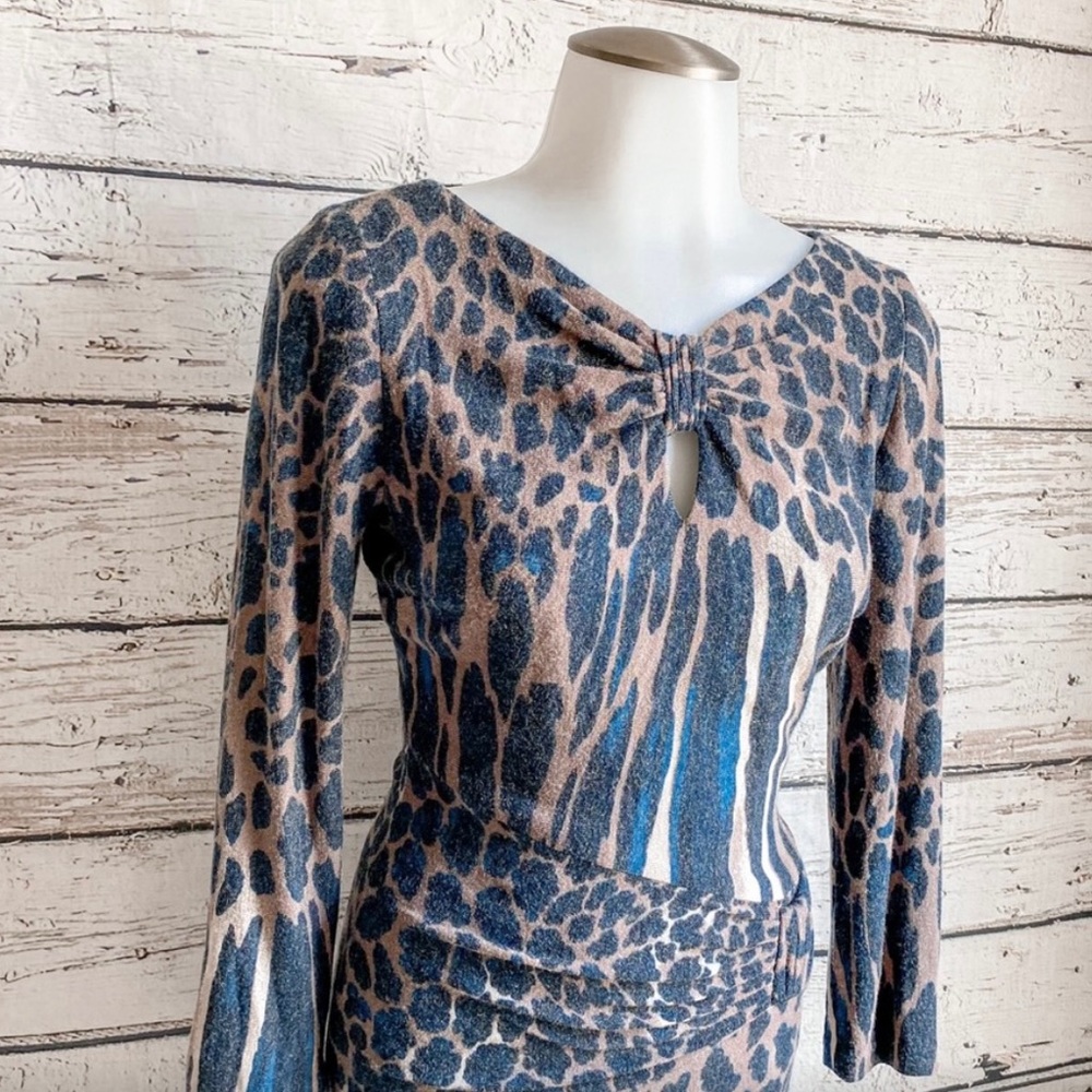 Abstract Cachè Sweater Dress - Picture 3 of 6